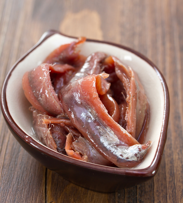 Filé sardinha anchovada